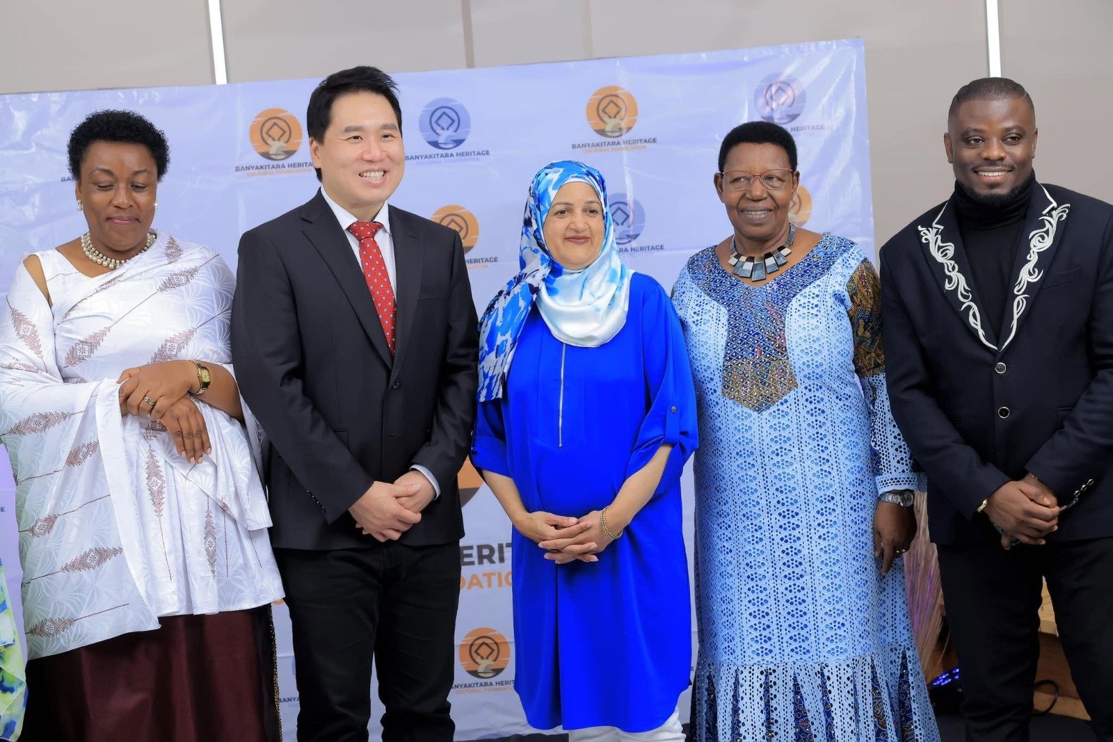 Alex Ahabwe with MPs from Uganda and Scarborough